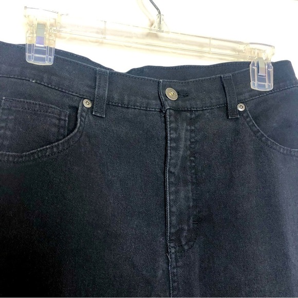 Sonoma Life + Style black high waist straight leg denim jeans size 10 - Picture 2 of 11